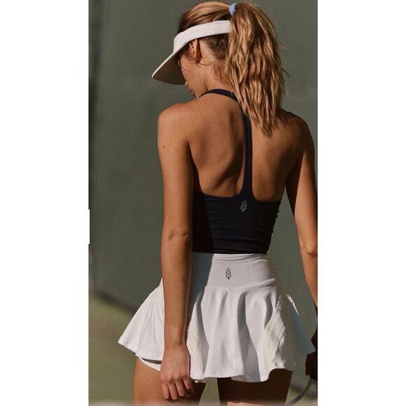 Free People Movement White Athletic Skort Size Medium New - Picture 1 of 7
